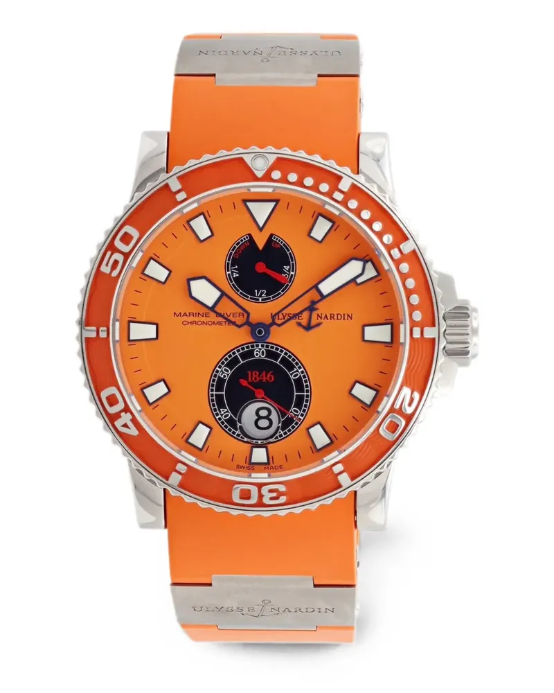 Ulysse Nardin Maxi Marine Diver 42mm watch - Orange Orange