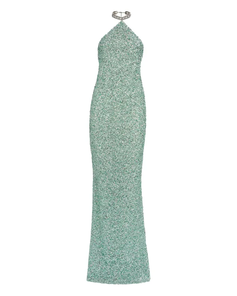 Taller Marmo Poseidon Kleid - Grün Grün