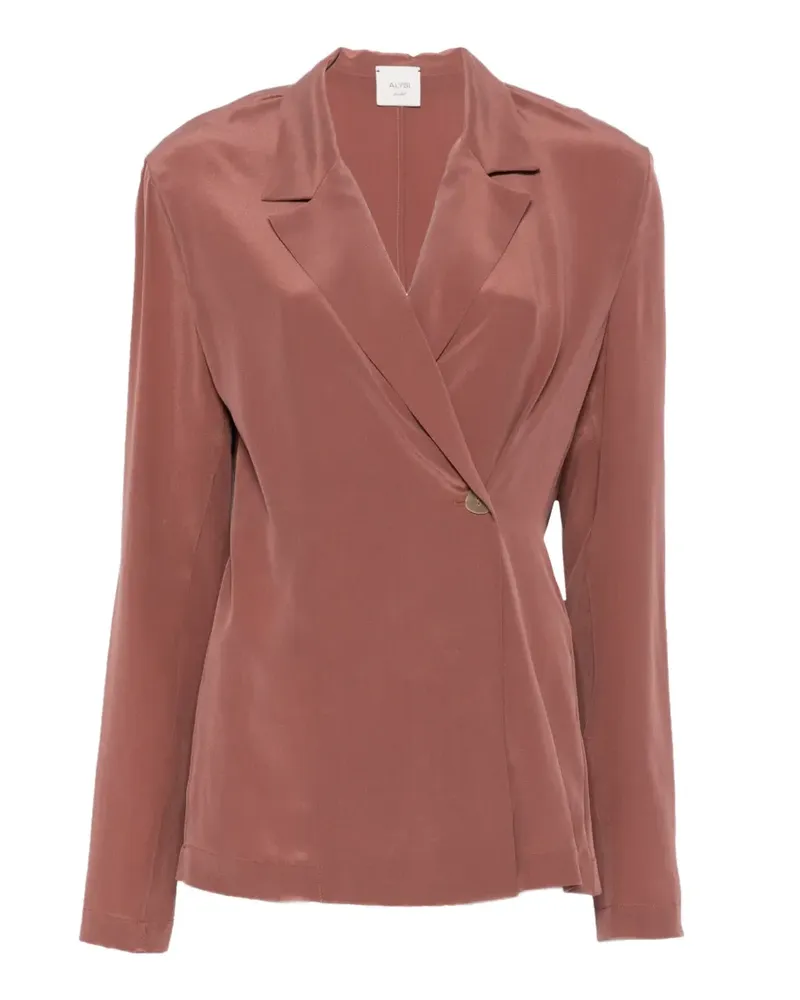 ALYSI Asymmetrischer Sakko - Braun Braun