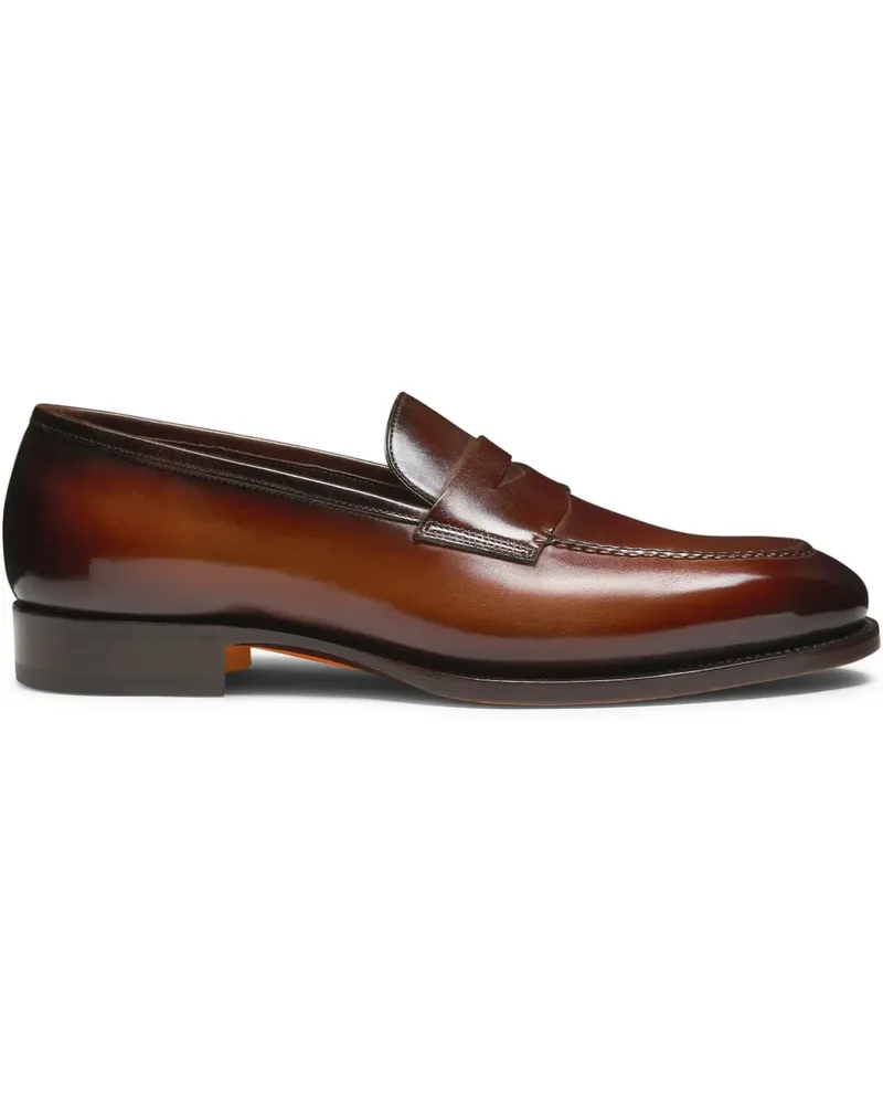 Santoni Klassische Loafer - Braun Braun