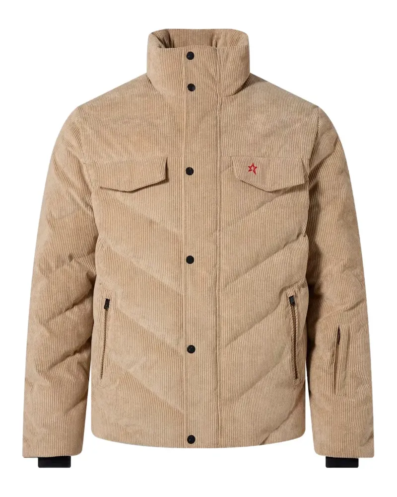 Perfect Moment Daunenjacke mit Chevron-Steppung - Nude Nude