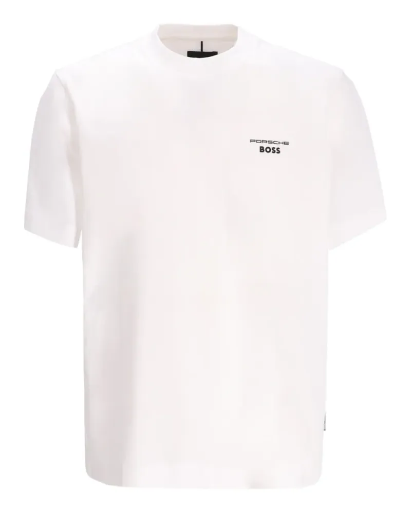 HUGO BOSS x Porsche T-Shirt aus mercerisierter Baumwolle - Weiß Weiß
