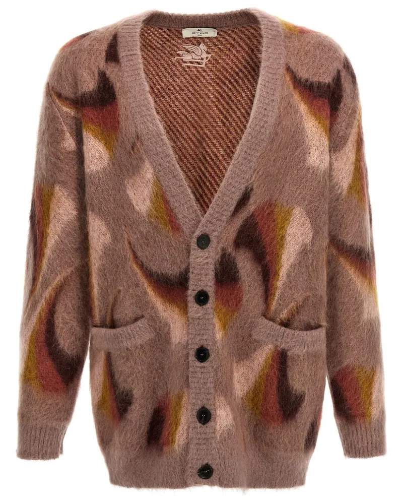 Etro Cardigan mit Paisleymuster - Braun Braun