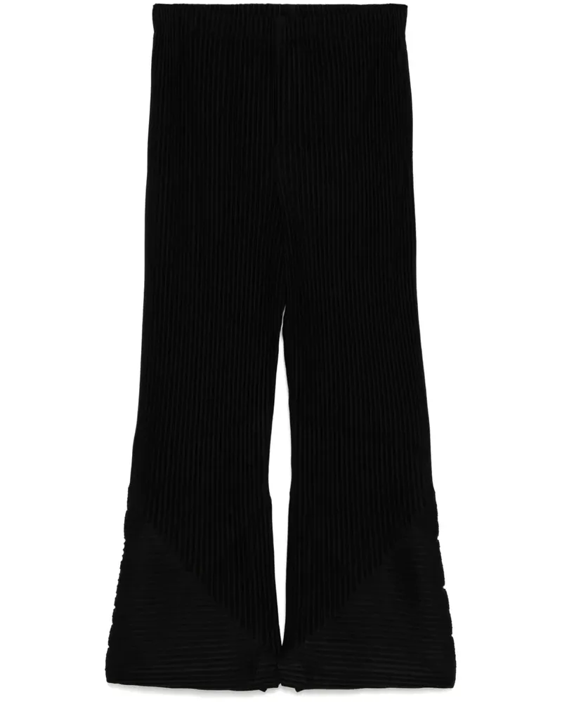 Issey Miyake Pleats Bottoms 2 Hose - Schwarz Schwarz