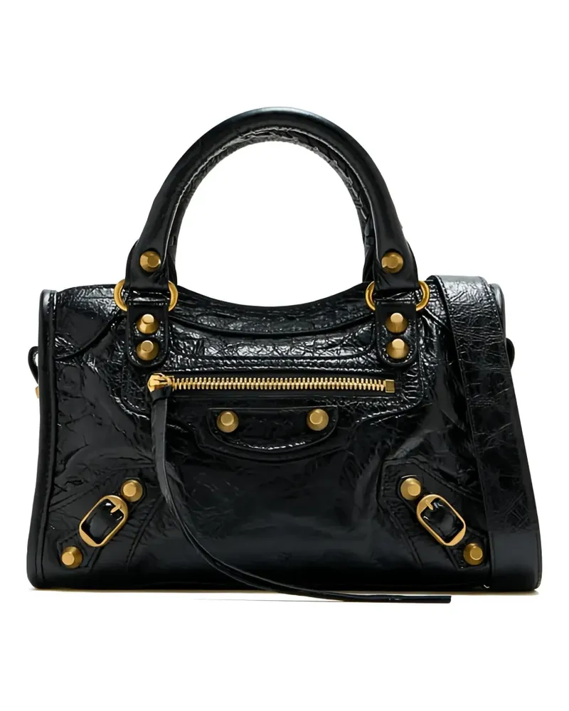 Balenciaga Le City Mini-Tasche - Schwarz Schwarz