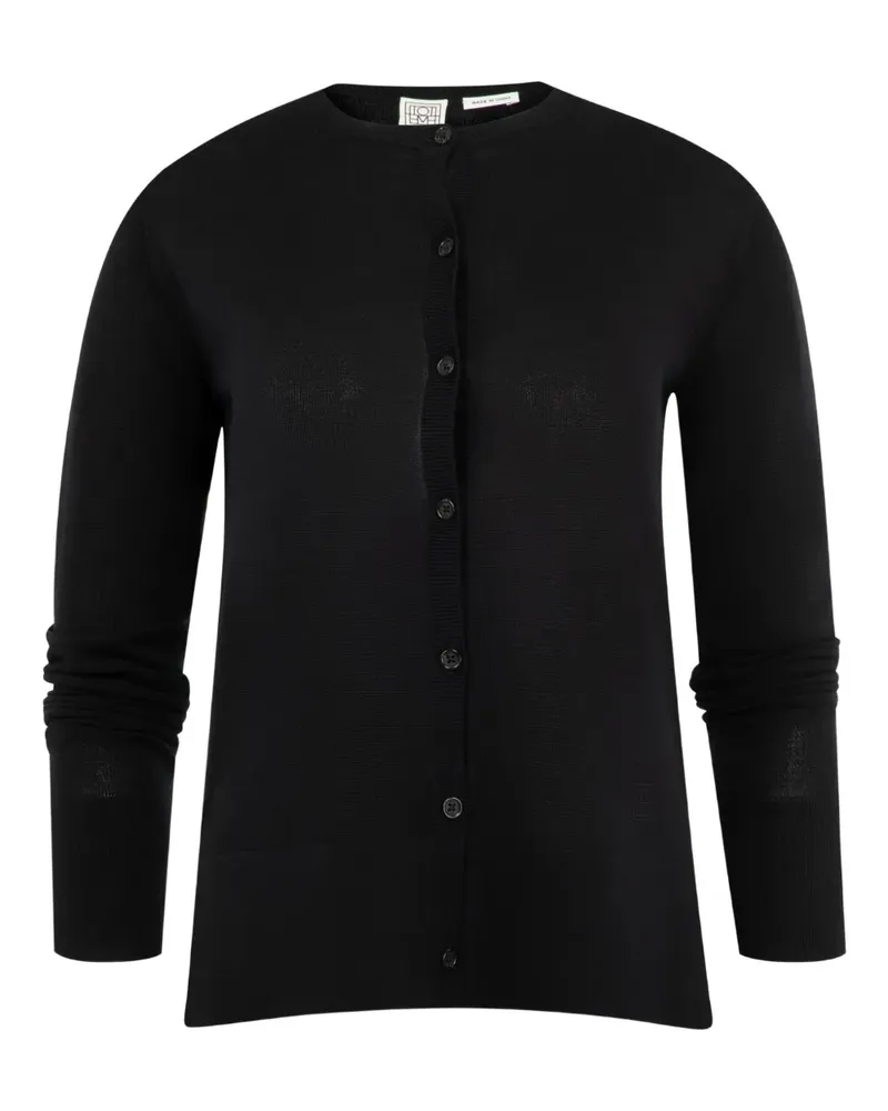 Totême Gestrickter Cardigan - Schwarz Schwarz