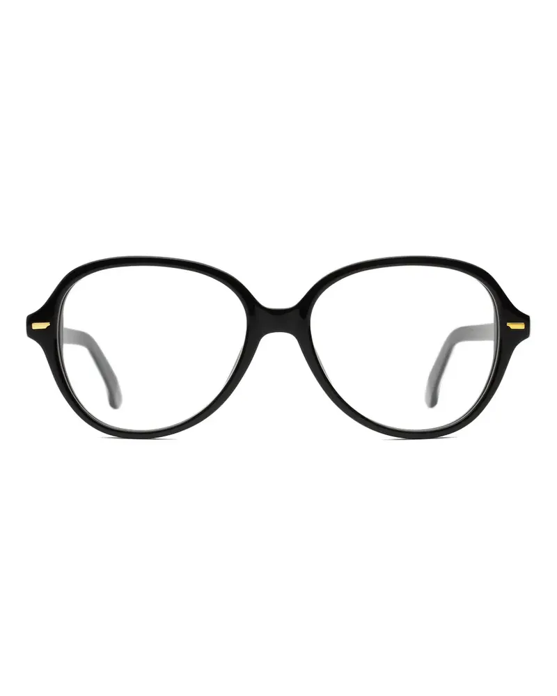 RETROSUPERFUTURE Brille mit ovalem Gestell - Schwarz Schwarz