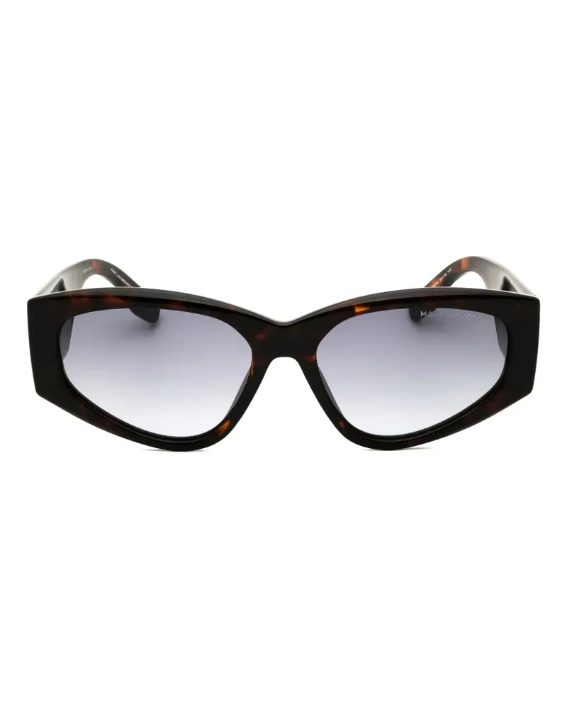 Marc Jacobs tortoiseshell-effect cat-eye sunglasses - Braun Braun