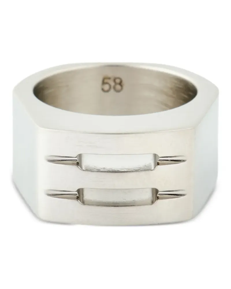 Rick Owens Grill Ring - Silber Silber