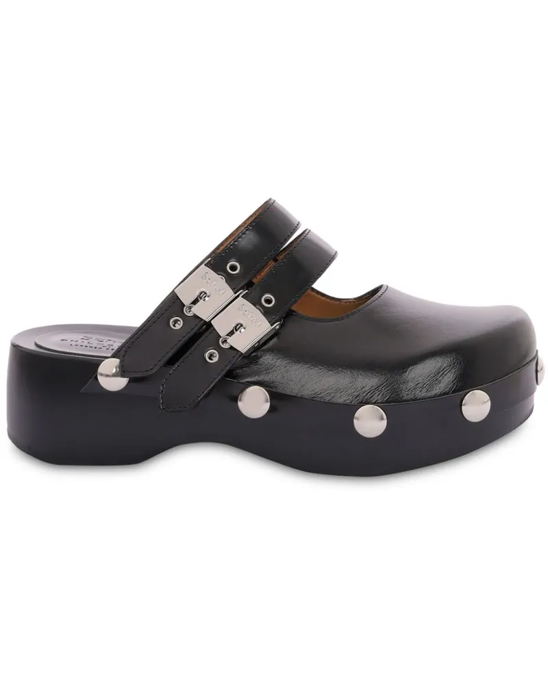 Philosophy Di Lorenzo Serafini Clogs mit Schnallenverschluss - Schwarz Schwarz