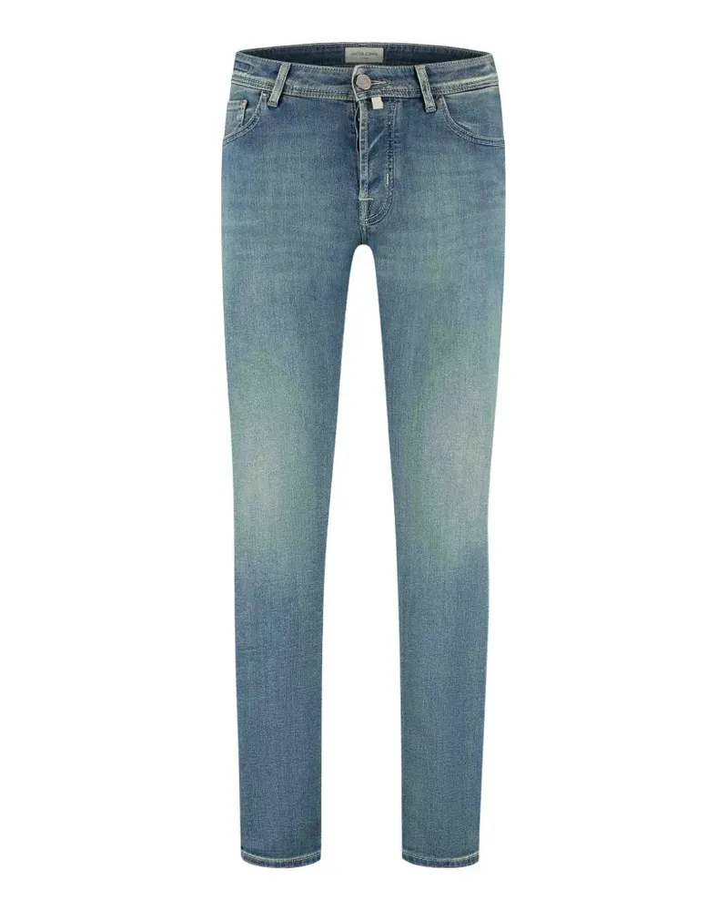 Jacob Cohën faded-effect jeans - Blau Blau