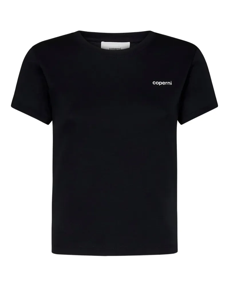 COPERNI Geripptes T-Shirt - Schwarz Schwarz