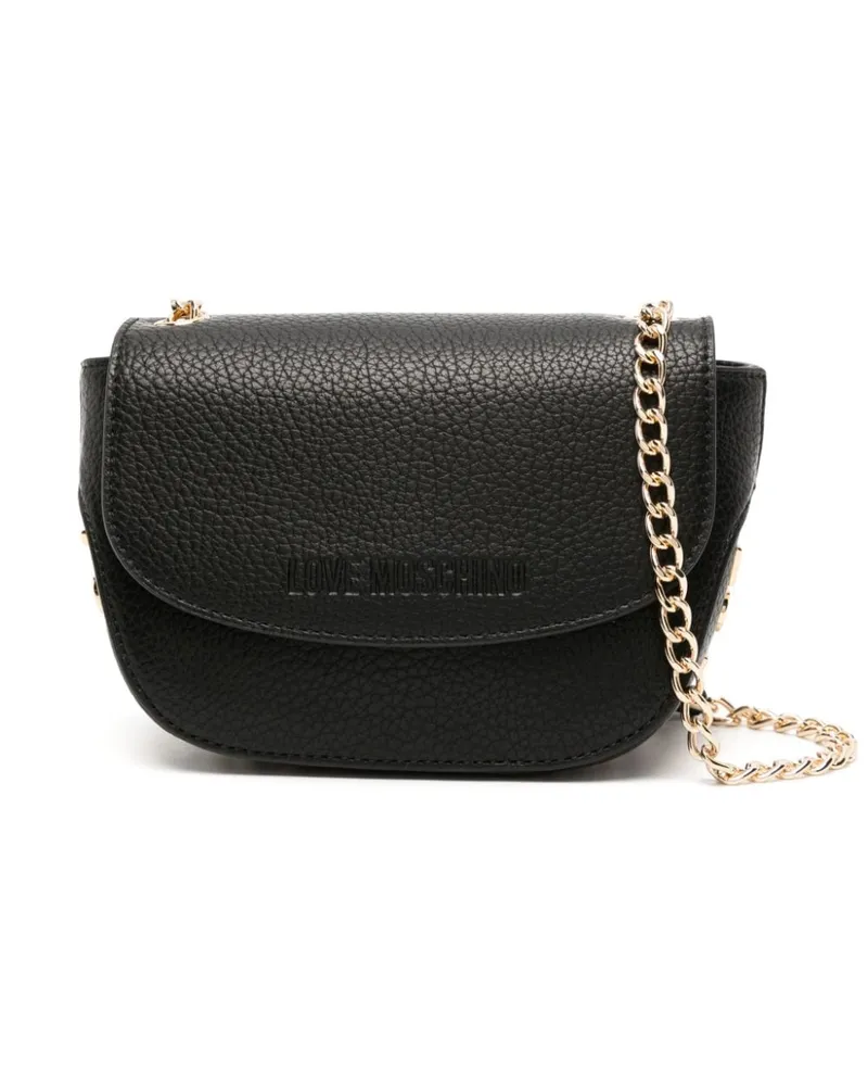 Moschino Tasche mit Logo - Schwarz Schwarz