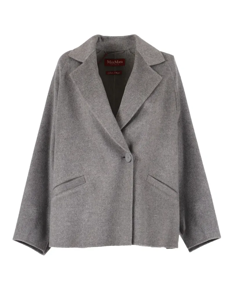 Max Mara Guinea Jacke mit Taschen - Grau Grau