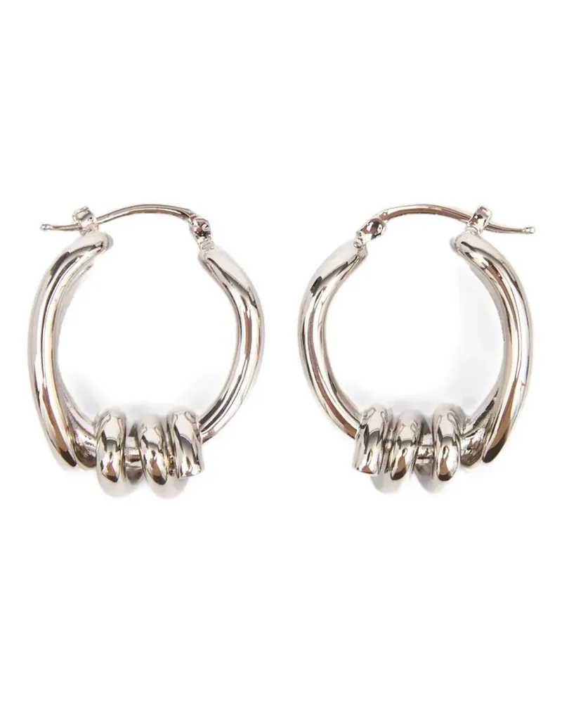 Maison Margiela Ohrringe mit Knotendetail - Silber Silber