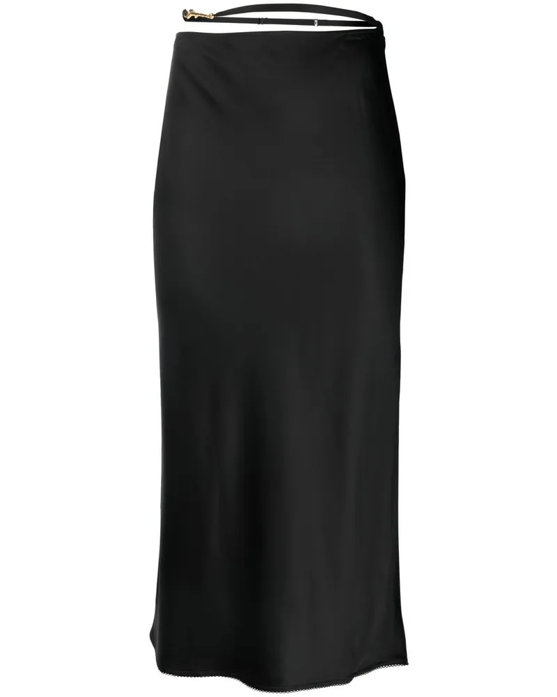 Jacquemus La Jupe Notte Midirock - Schwarz Schwarz