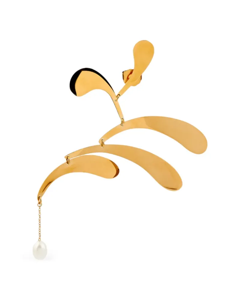 ANISSA KERMICHE Mobile Doré Hängeohrring - Gold Gold