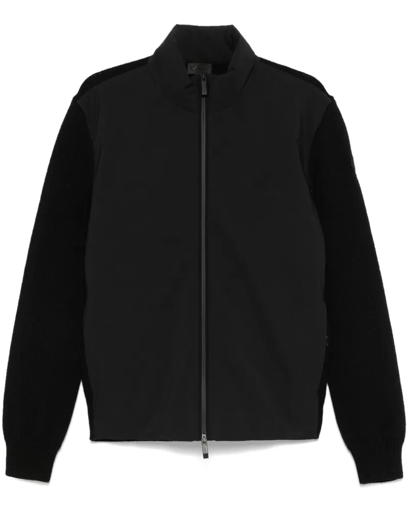 Moncler Cardigan mit gefüttertem Einsatz - Schwarz Schwarz