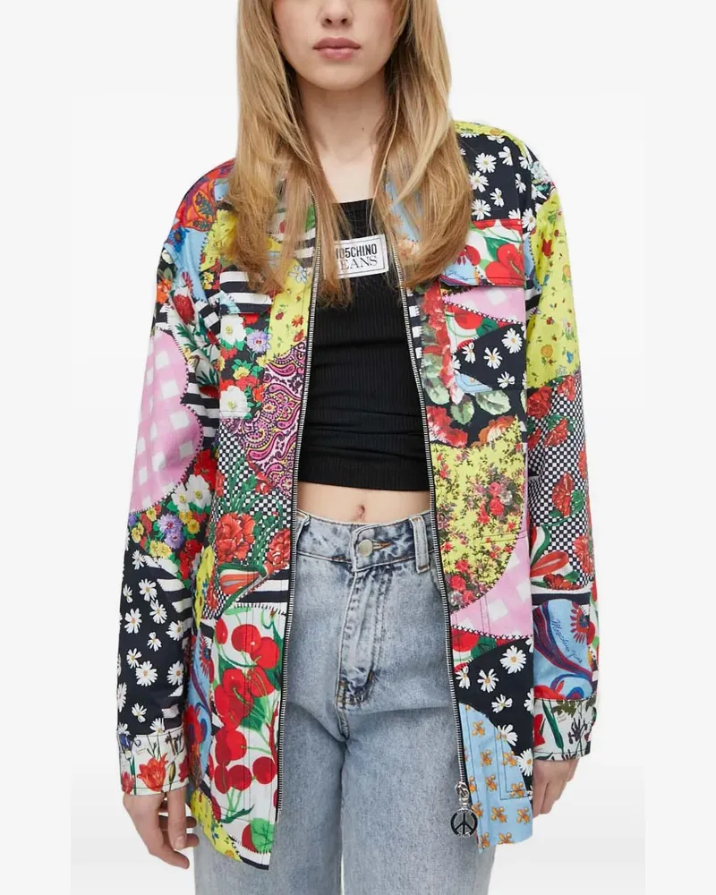 Moschino patchwork jacket - Blau Blau