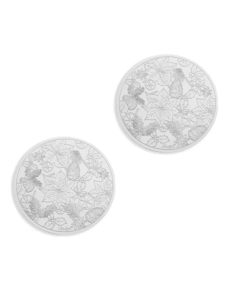Christofle Bouquet Givré Untersetzer (2er-Set) - Silber Silber