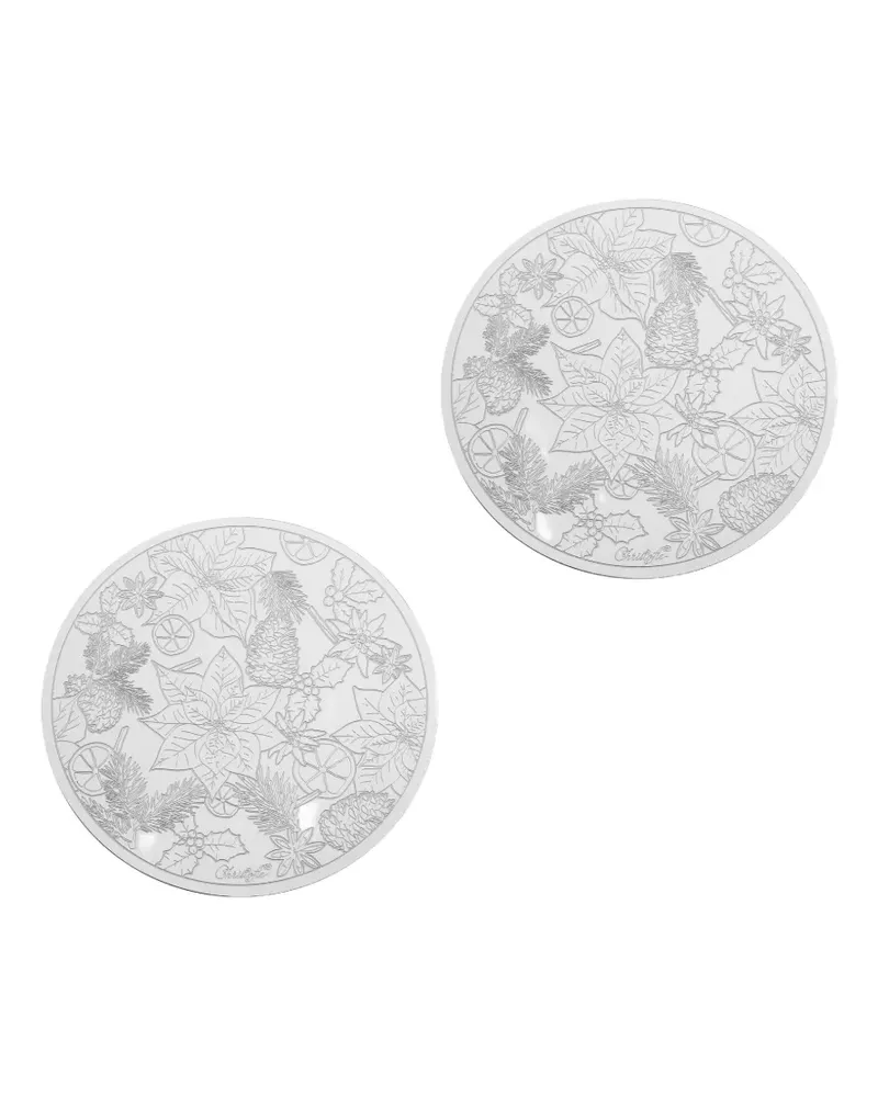 Christofle Bouquet Givré Untersetzer (2er-Set) - Silber Silber