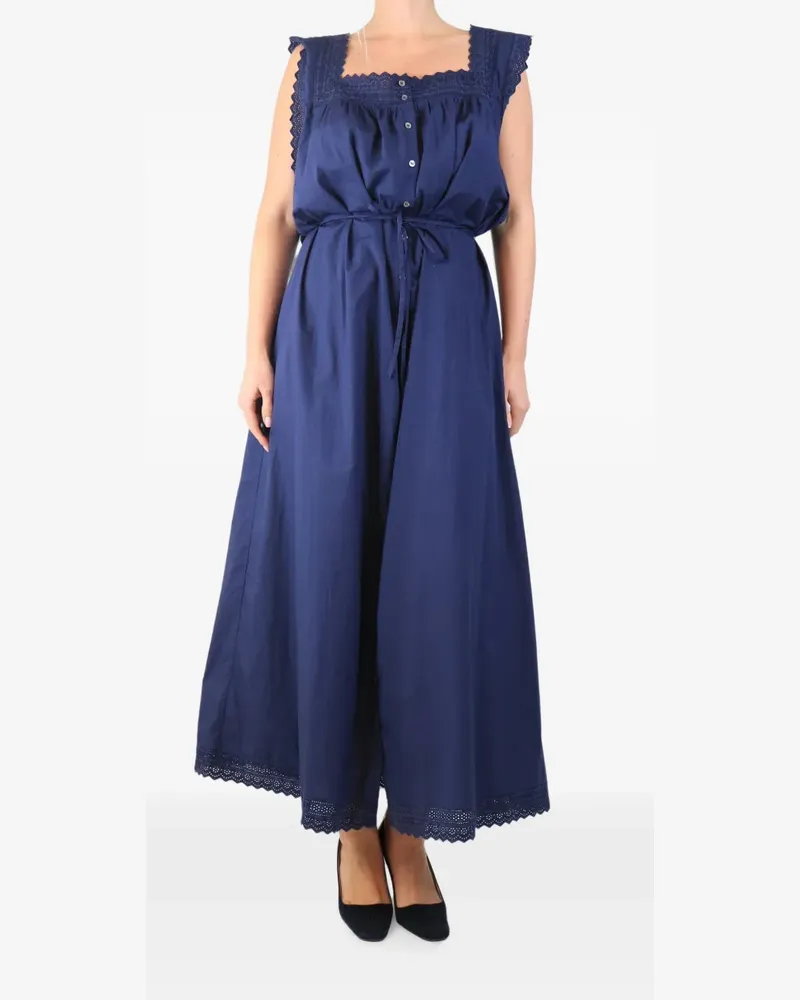 DÔEN Geknöpftes Kleid - Blau Blau