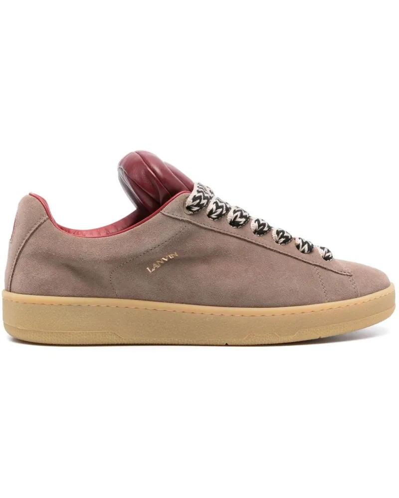 Lanvin x Future Hyper Curb Sneakers aus Wildleder - Braun Braun