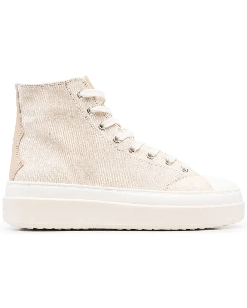 Isabel Marant Austen High-Top-Sneakers - Nude Nude