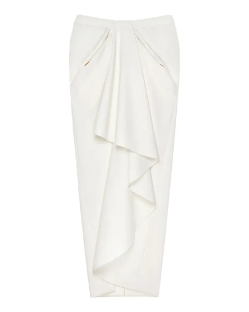 Givenchy draped maxi skirt - Weiß Weiß