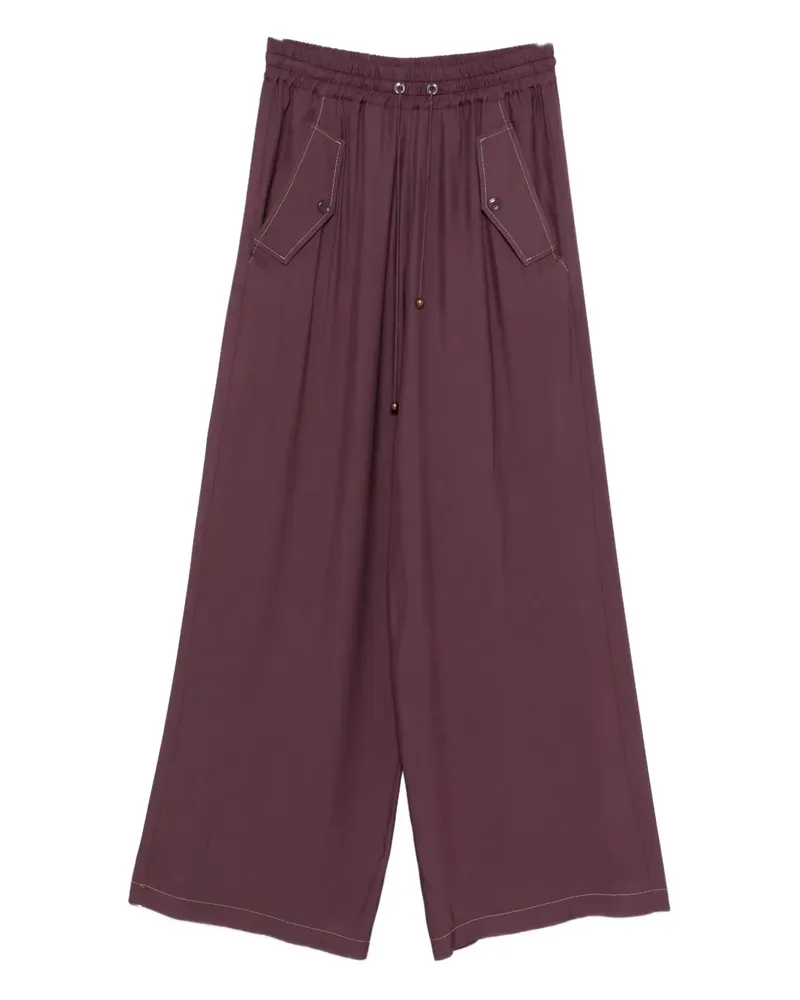 Pinko drawstring-fastening trousers - Violett Violett