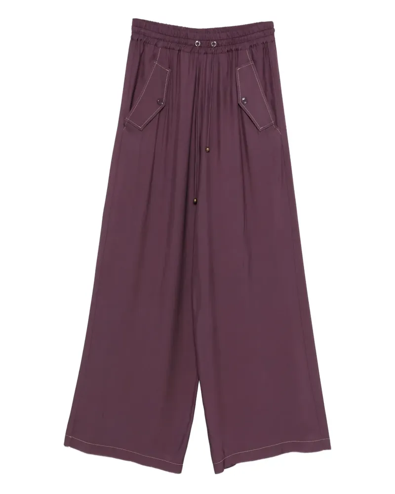 Pinko Hose mit Kordelzug - Violett Violett