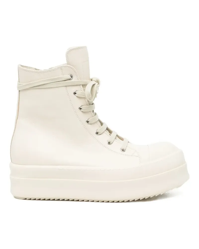 Rick Owens lace-up platform sneakers - Weiß Weiß