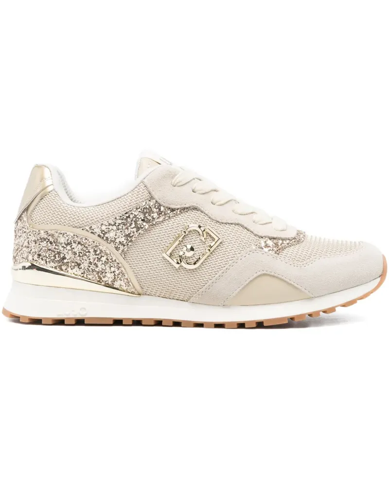 Liu Jo Sneakers mit Einsätzen - Nude Nude