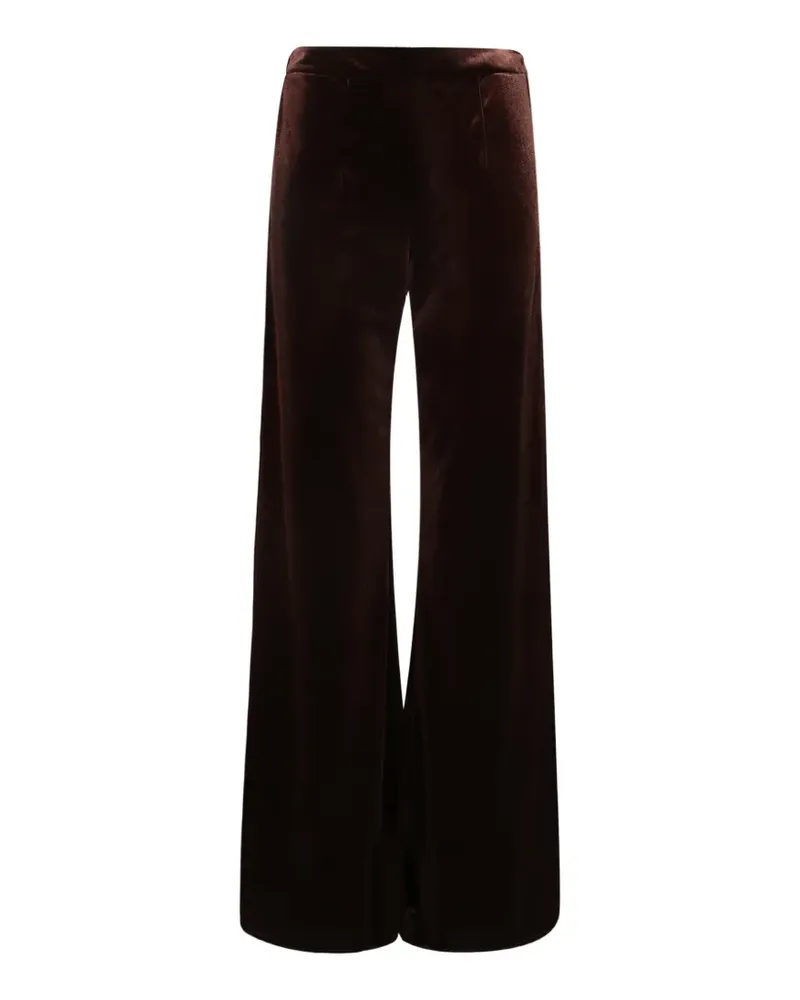 Blanca velvet palazzo pants - Braun Braun