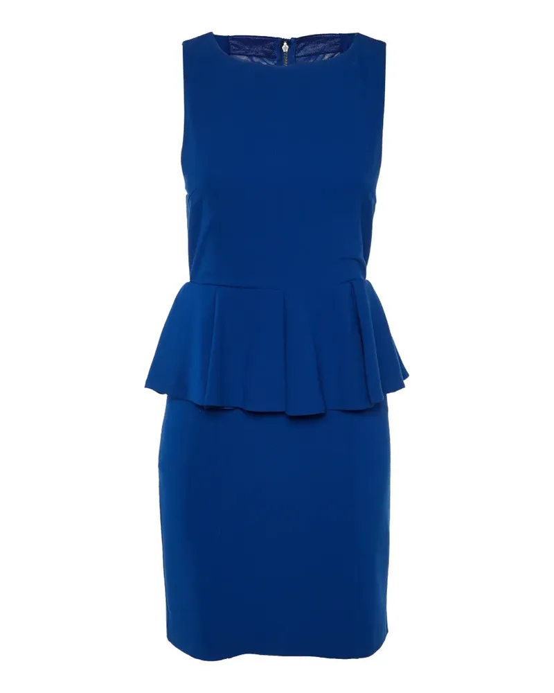 Alice + Olivia sleeveless peplum mini dress - Blau Blau