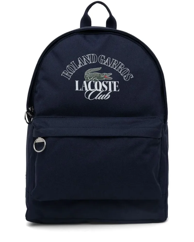 Lacoste Roland Garros Rucksack - Blau Blau