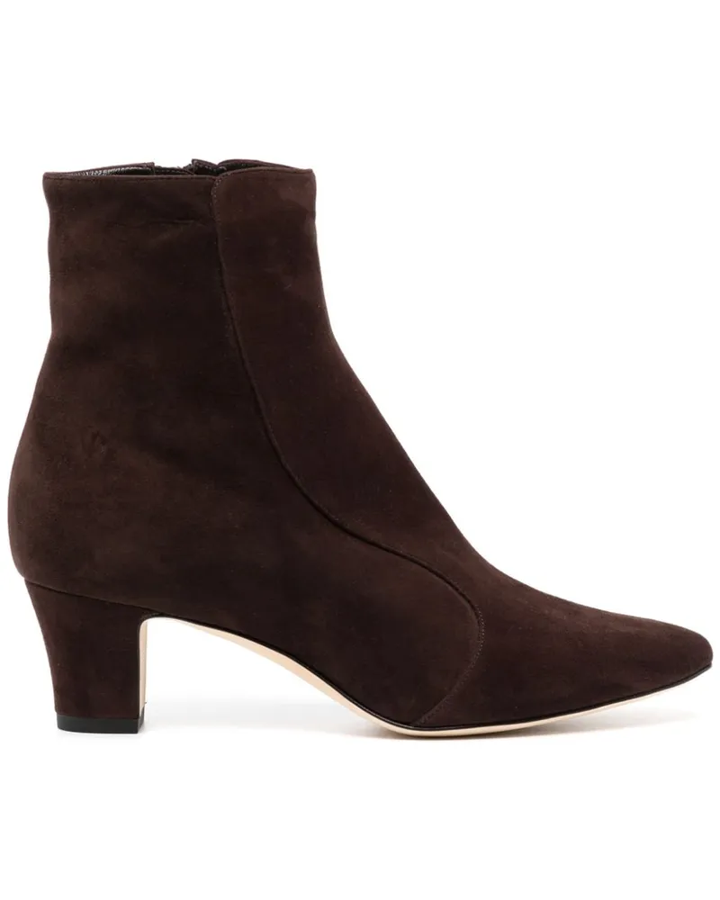Manolo Blahnik Myconia Stiefel 50mm - Braun Braun