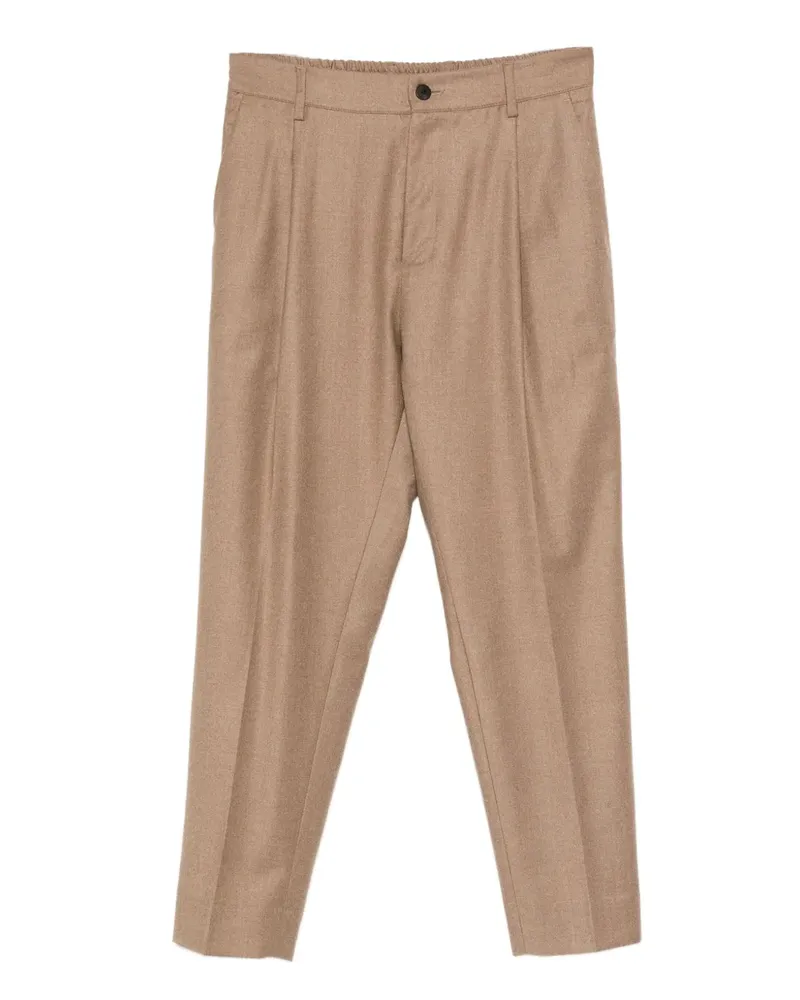 Low Brand pleated trousers - Braun Braun