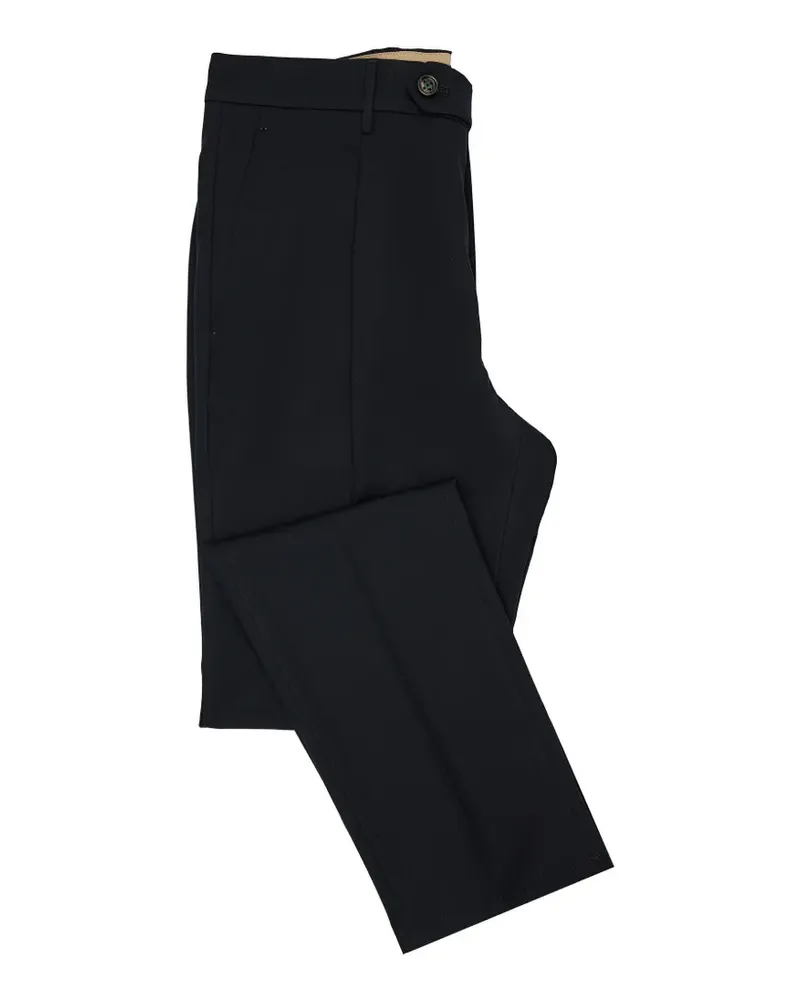 Berwich pressed-crease tailored trousers - Blau Blau