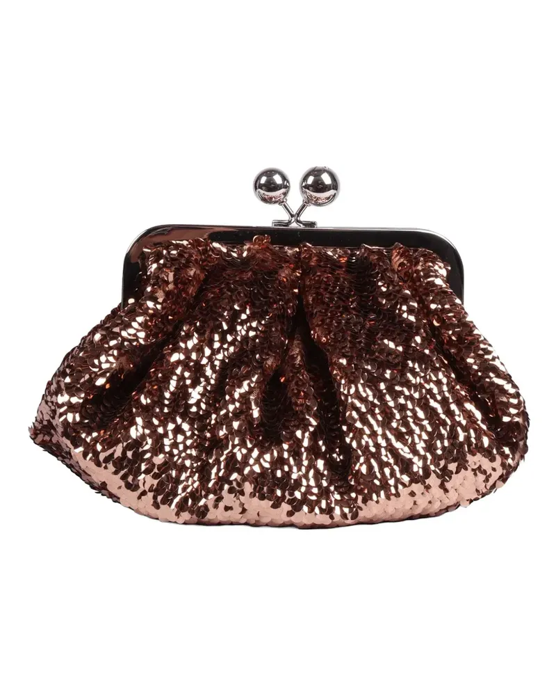 Max Mara Targa sequin-embellished shoulder bag - Braun Braun