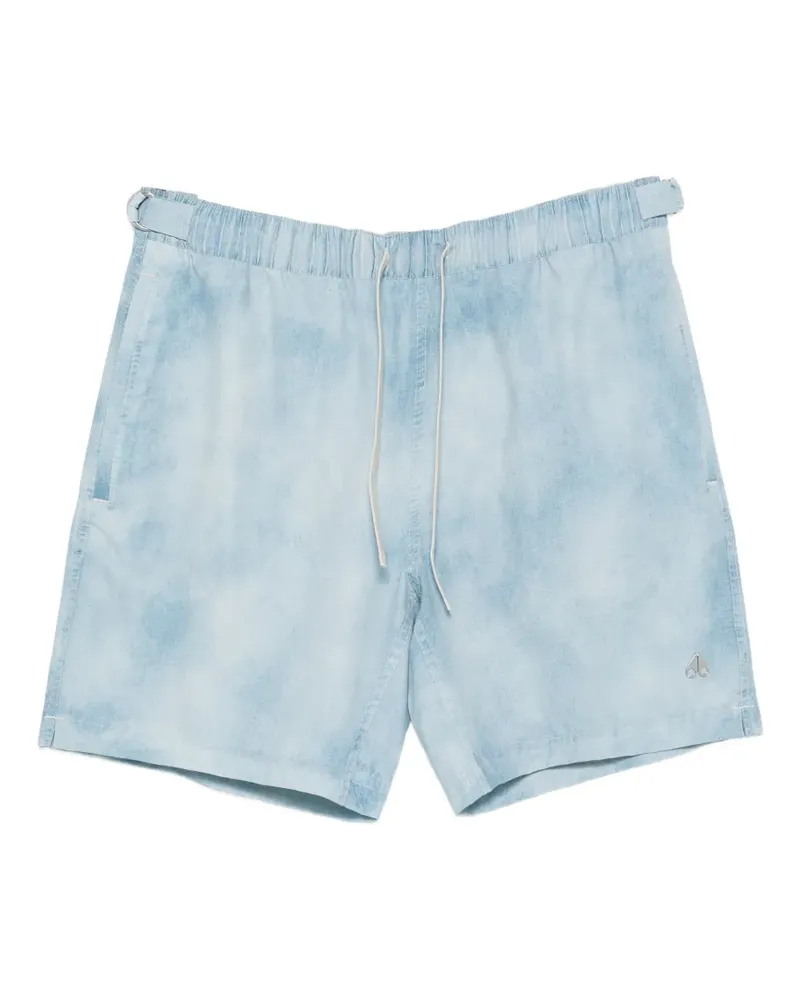 Moose Knuckles Badeshorts mit Jeans-Print - Blau Blau