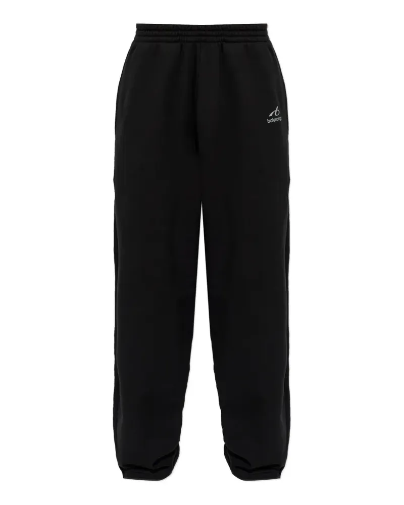 Balenciaga logo-print track pants - Schwarz Schwarz
