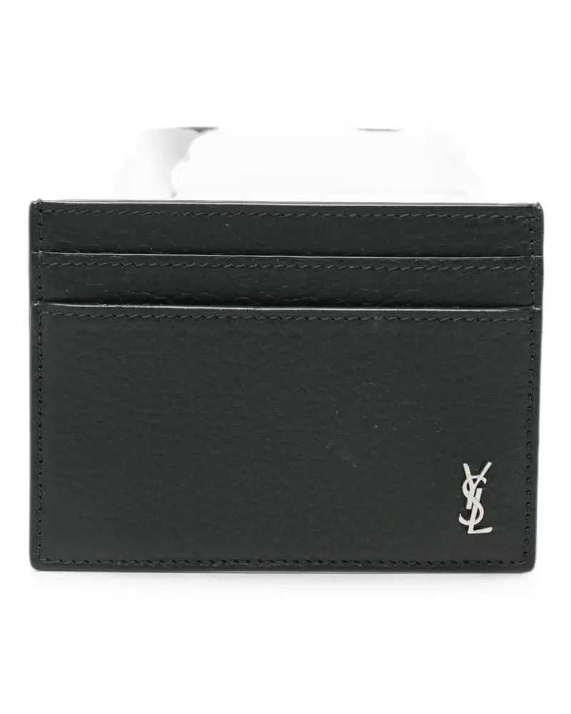 Saint Laurent Cassandre-detail wallet - Schwarz Schwarz