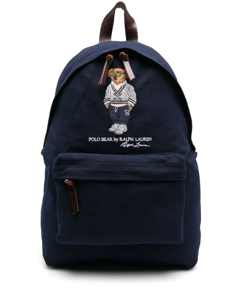 Ralph Lauren Rucksack mit Polo Bear - Blau Blau