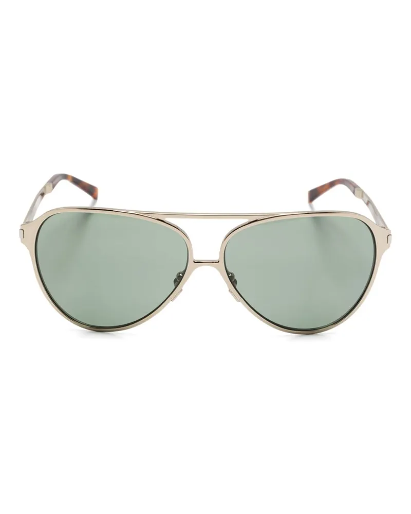Saint Laurent Getönte Pilotenbrille - Gold Gold