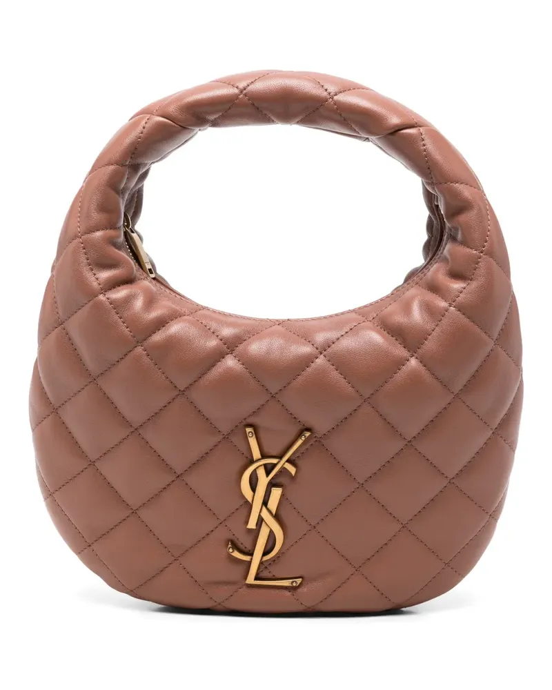 Saint Laurent Gesteppte Icarino Schultertasche - Rosa Rosa