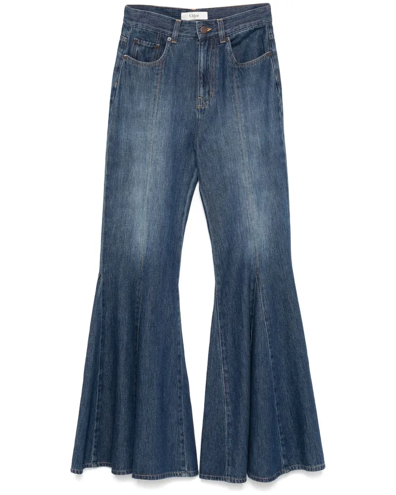 Chloé Ausgestellte Jeans - Blau Blau