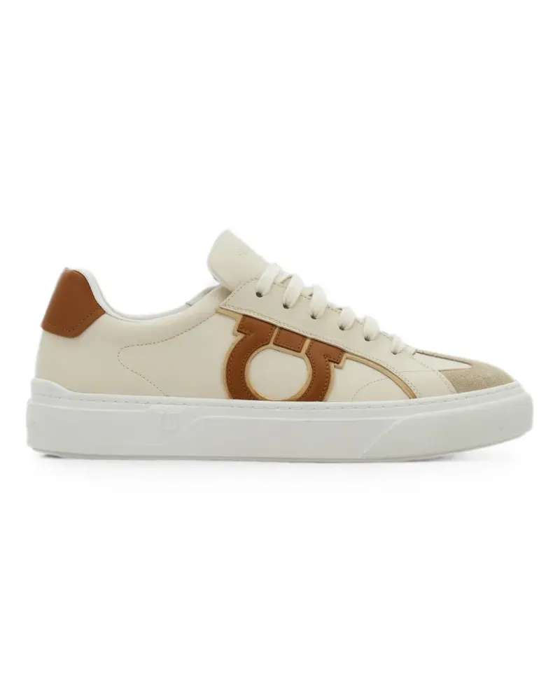 Ferragamo Gancini sneakers - Nude Nude
