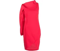 Genny Asymmetrisches Kleid Rot