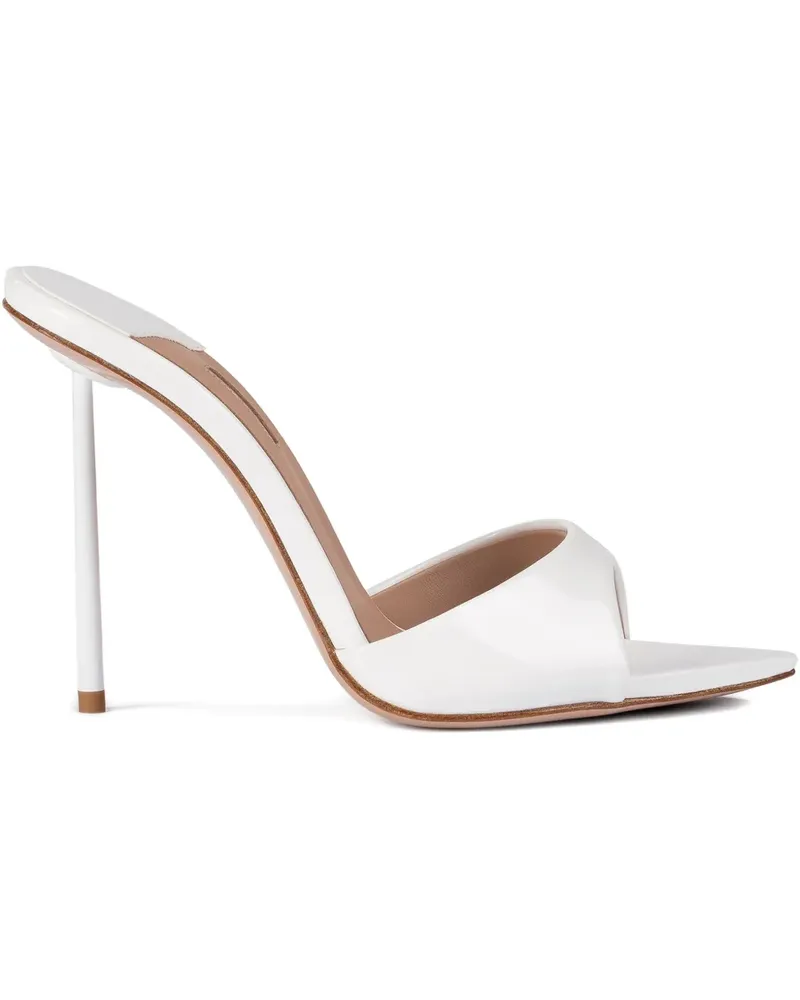 Le Silla Bella Stiletto-Sandalen aus Lackleder 120mm - Weiß Weiß